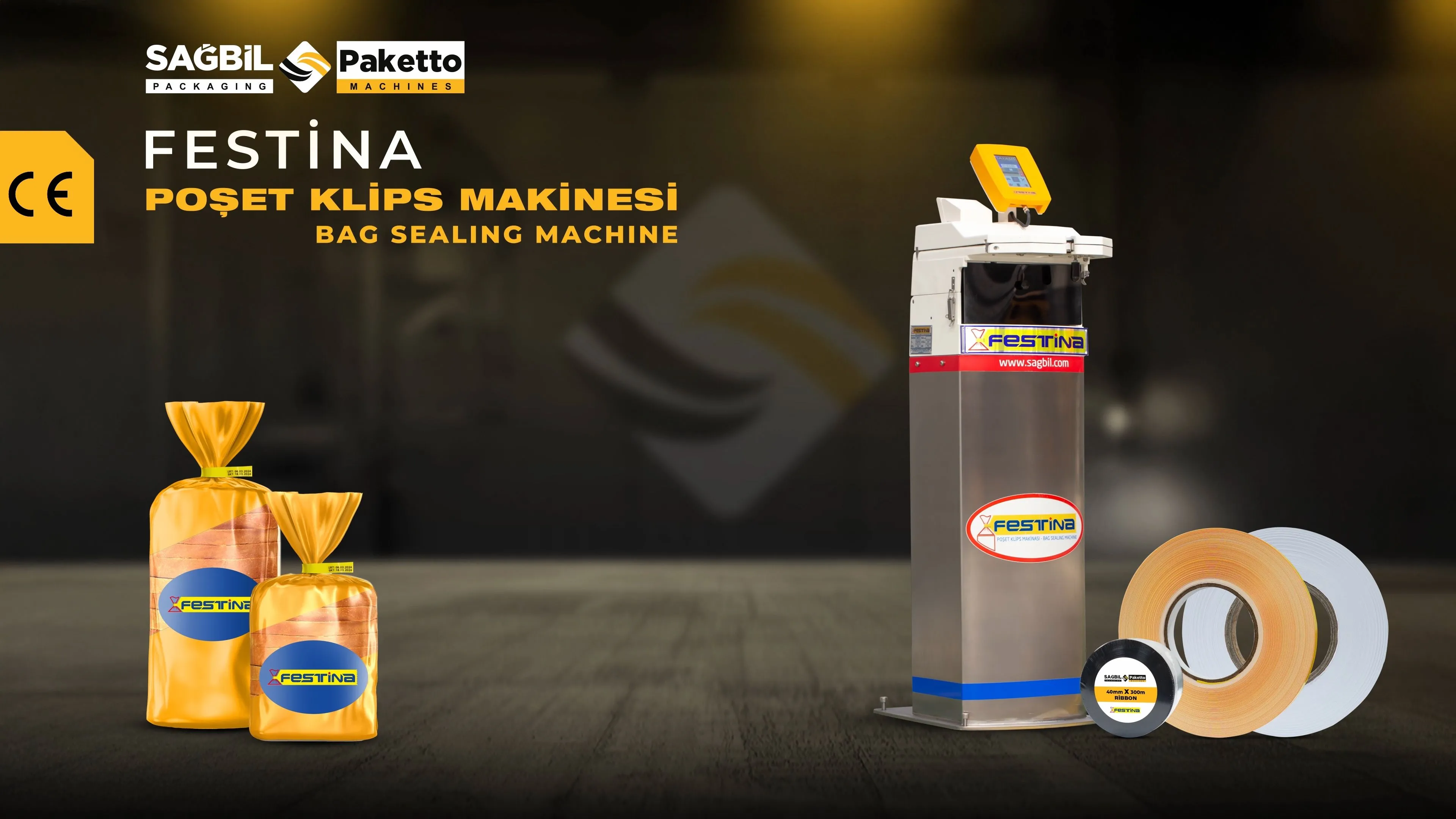 Festina Poşet Klipsleme Makinesi