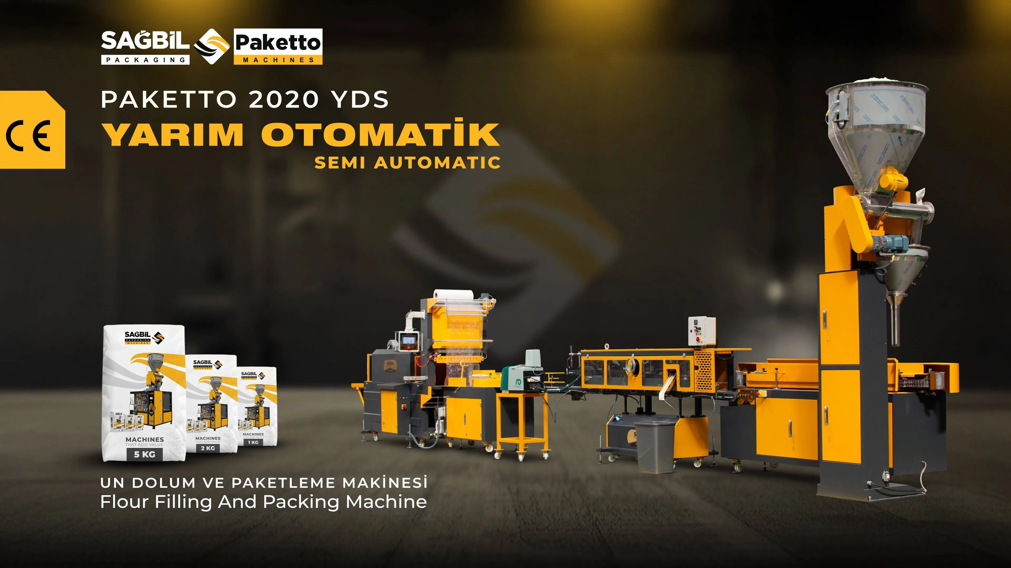 PAKETTO 2020 YDS Kâğıt Dolum Paketleme Hattı